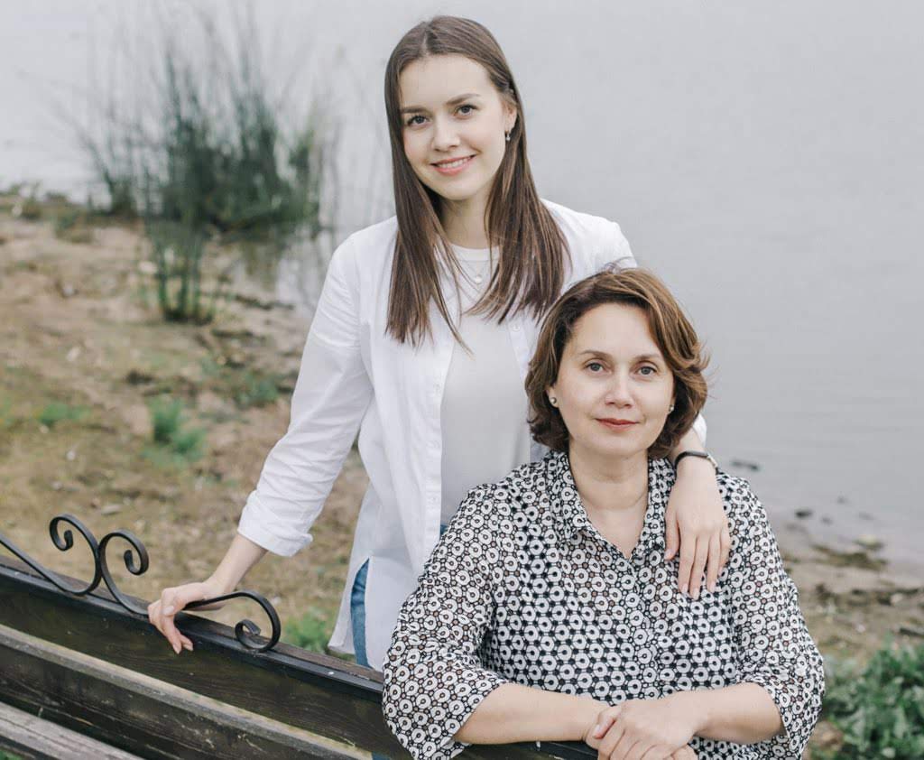 Татьяна Пушко с дочерью Дарьей 