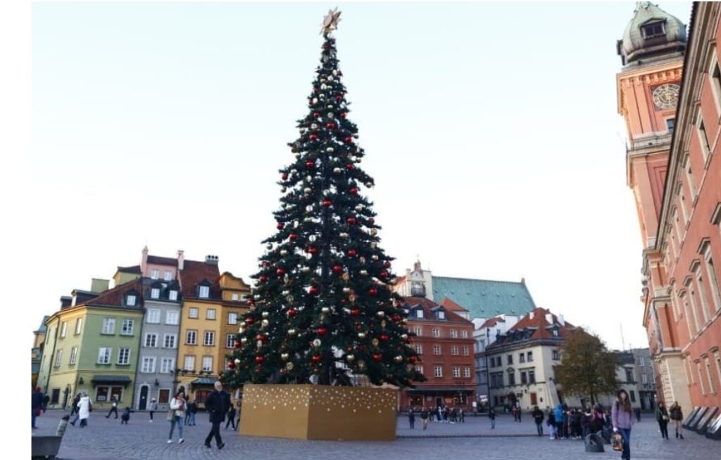 главная елка в Варшаве
